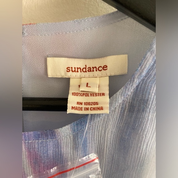 Sundance Silk Watercolor Dress Large NWOT - Picture 7 of 9